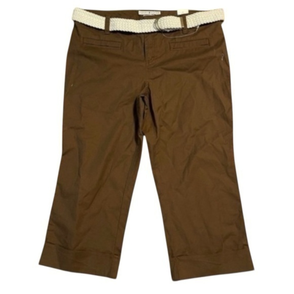 Tommy Hilfiger Belted Stretch Capris